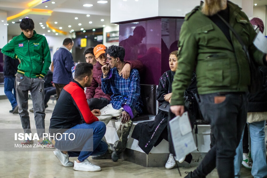 مصدومان چهارشنبه‌سوری - تهران