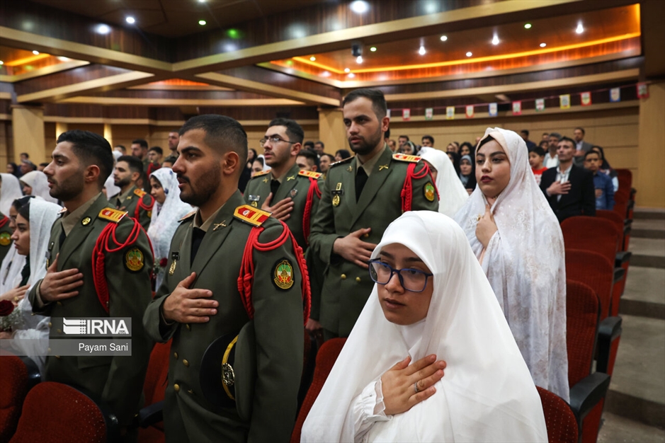 مراسم ازدواج دانشجویان دانشگاه افسری امام علی علیه‌السلام