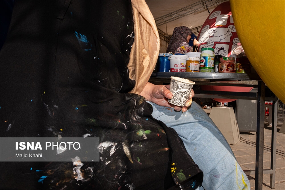 جشنواره تخم مرغ رنگی و تابلو نقاشی