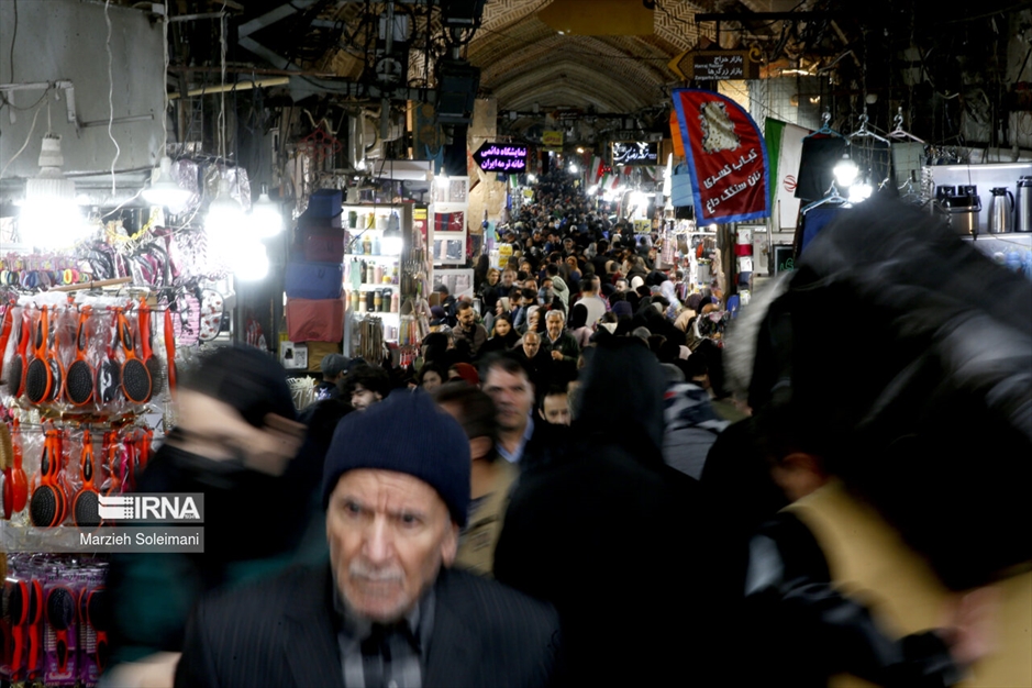 بازار تهران در آستانه سال نو