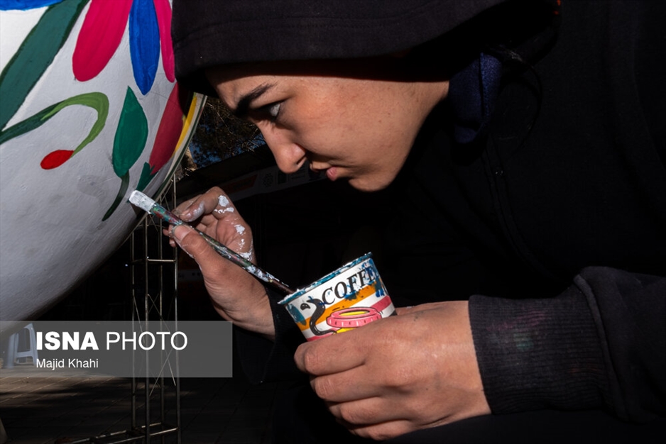 جشنواره تخم مرغ رنگی و تابلو نقاشی