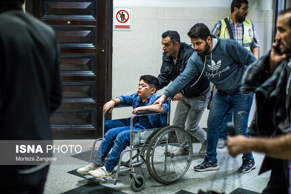 مصدومان چهارشنبه‌سوری - تهران