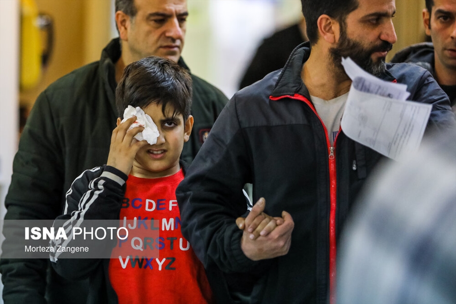 مصدومان چهارشنبه‌سوری - تهران