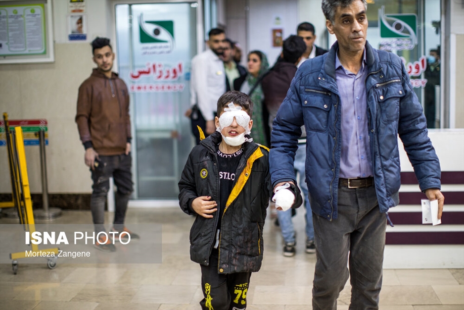 مصدومان چهارشنبه‌سوری - تهران