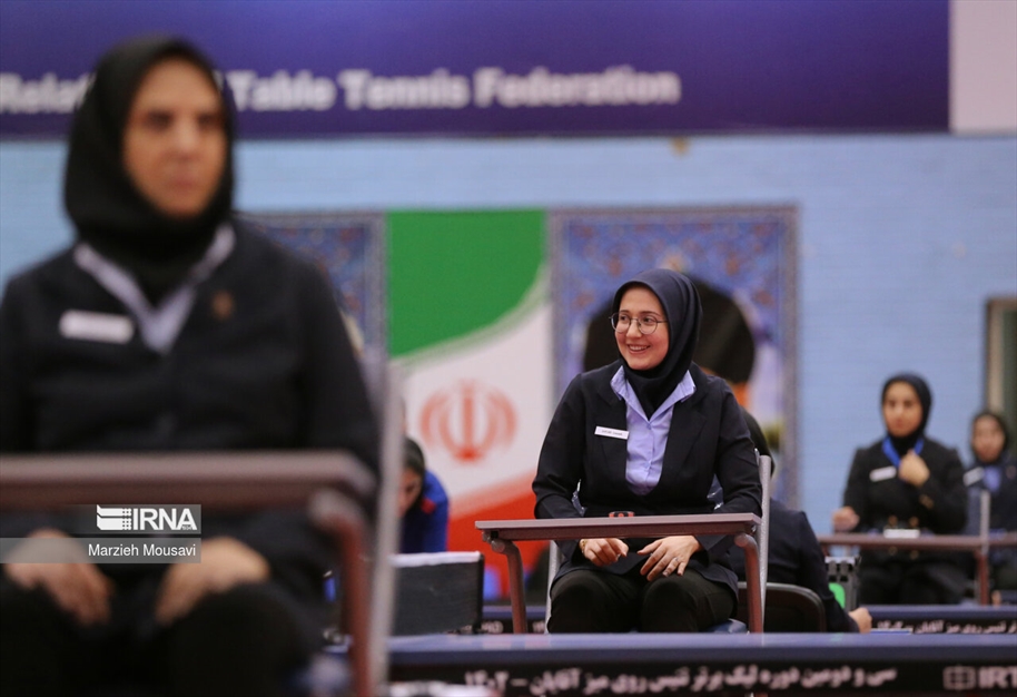 مرحله نهایی لیگ تنیس روی میز بانوان