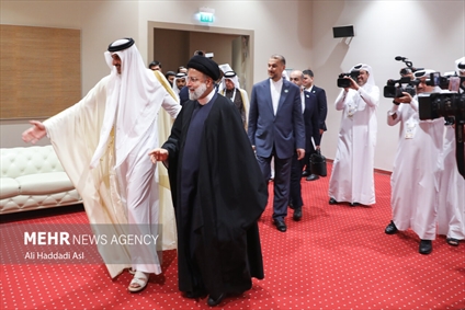 دیدارهای رئیس جمهور در اولین روز از سفر به الجزیره