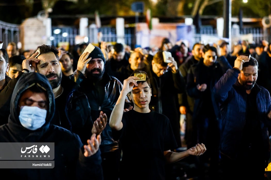 احیای شب بیست و یکم ماه رمضان در مسجد ارگ