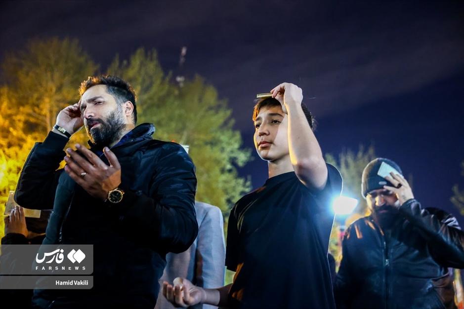 احیای شب بیست و یکم ماه رمضان در مسجد ارگ