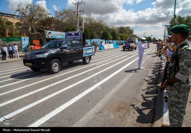 مراسم رژه روز ارتش در زنجان ،بندرعباس و کرمان