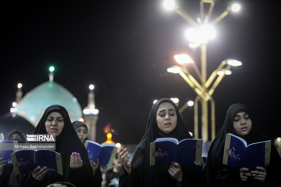 احیای شب نوزدهم رمضان- حرم امام رضا(ع)