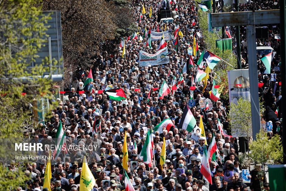 راهپیمایی روز جهانی قدس در سراسر ایران