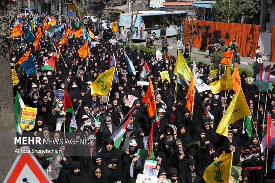 راهپیمایی روز جهانی قدس در سراسر ایران