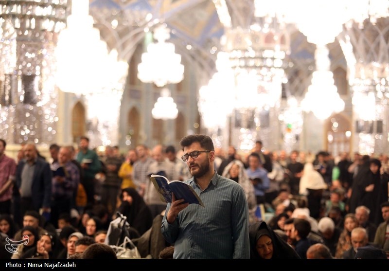 مراسم احیای شب نوزدهم در حرم مطهر رضوی