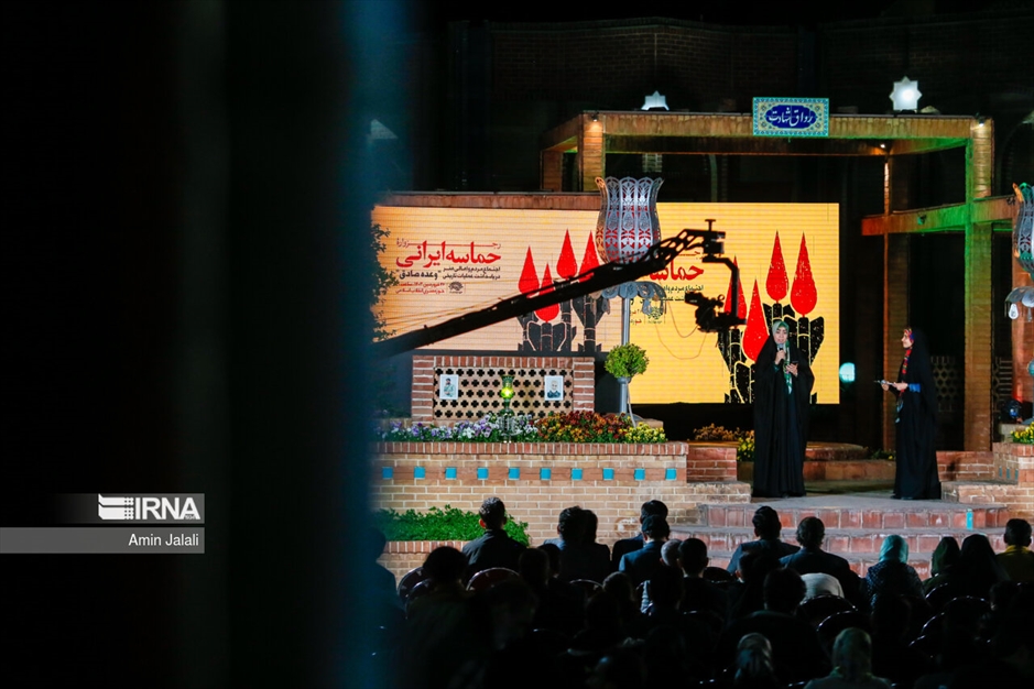 اجتماع اهالی هنر در حمایت از حمله موشکی و پهپادی به اسرائیل