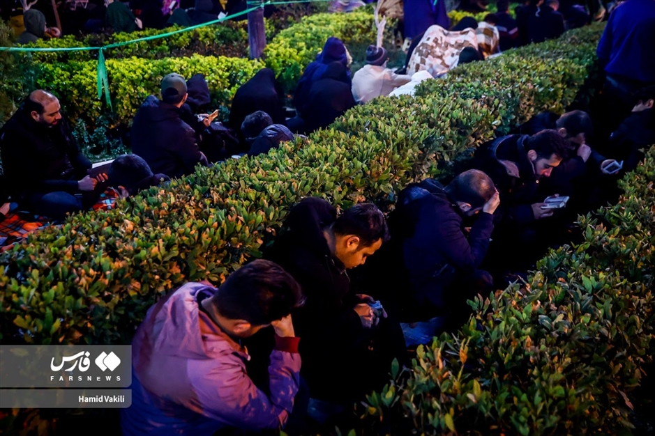 احیای شب بیست و یکم ماه رمضان در مسجد ارگ