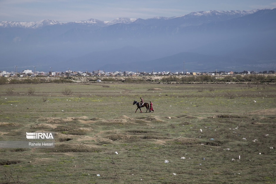مسافران نوروز ۱۴۰۳ در بندر ترکمن