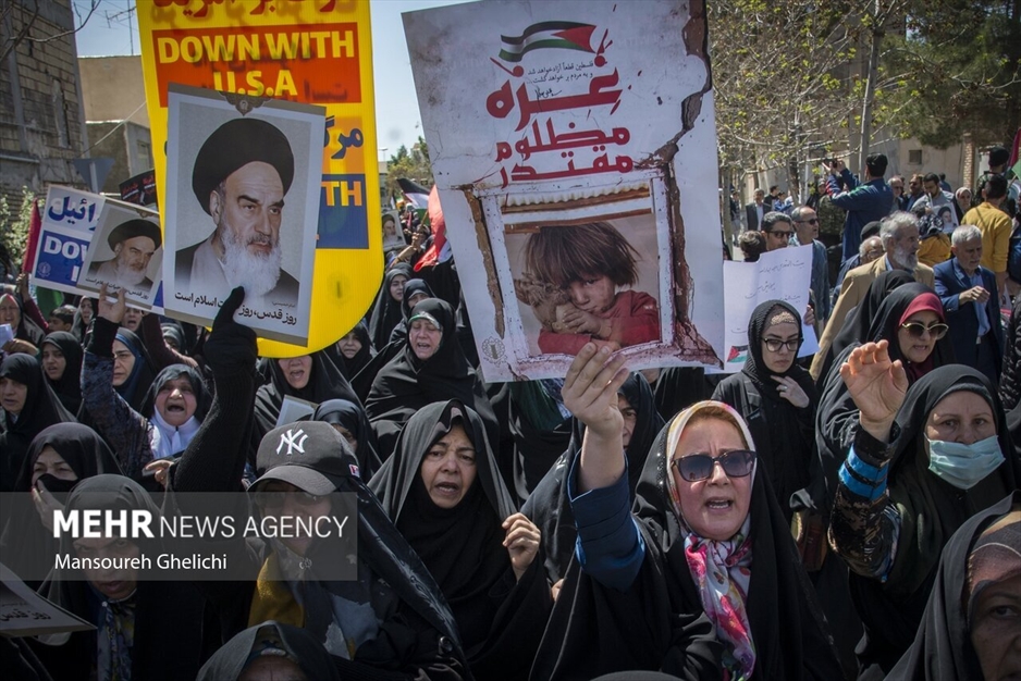 راهپیمایی روز جهانی قدس در سراسر ایران