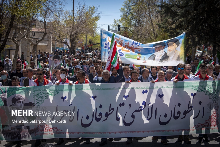 راهپیمایی روز جهانی قدس در سراسر ایران