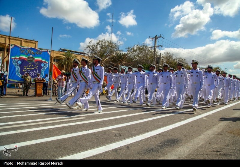 مراسم رژه روز ارتش در زنجان ،بندرعباس و کرمان