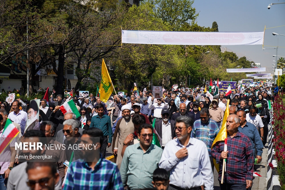 راهپیمایی روز جهانی قدس در سراسر ایران