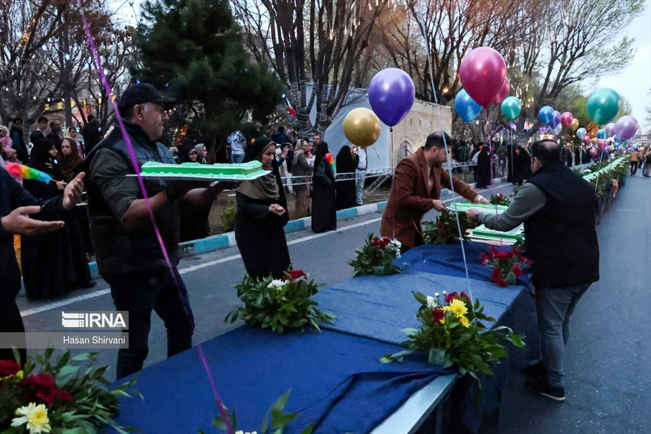 جشن تولد امام حسن علیه‌السلام در بلوار کشاورز