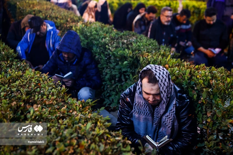 احیای شب بیست و یکم ماه رمضان در مسجد ارگ