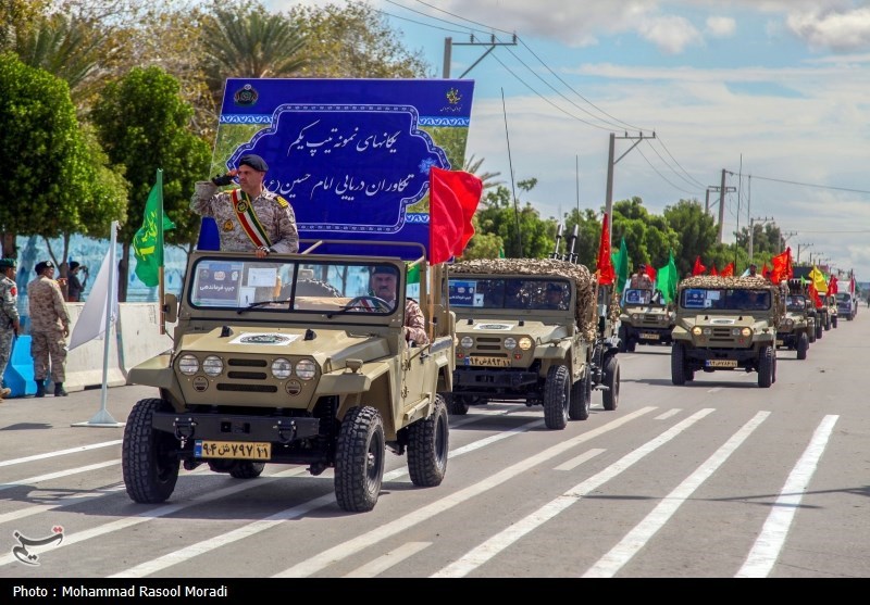 مراسم رژه روز ارتش در زنجان ،بندرعباس و کرمان
