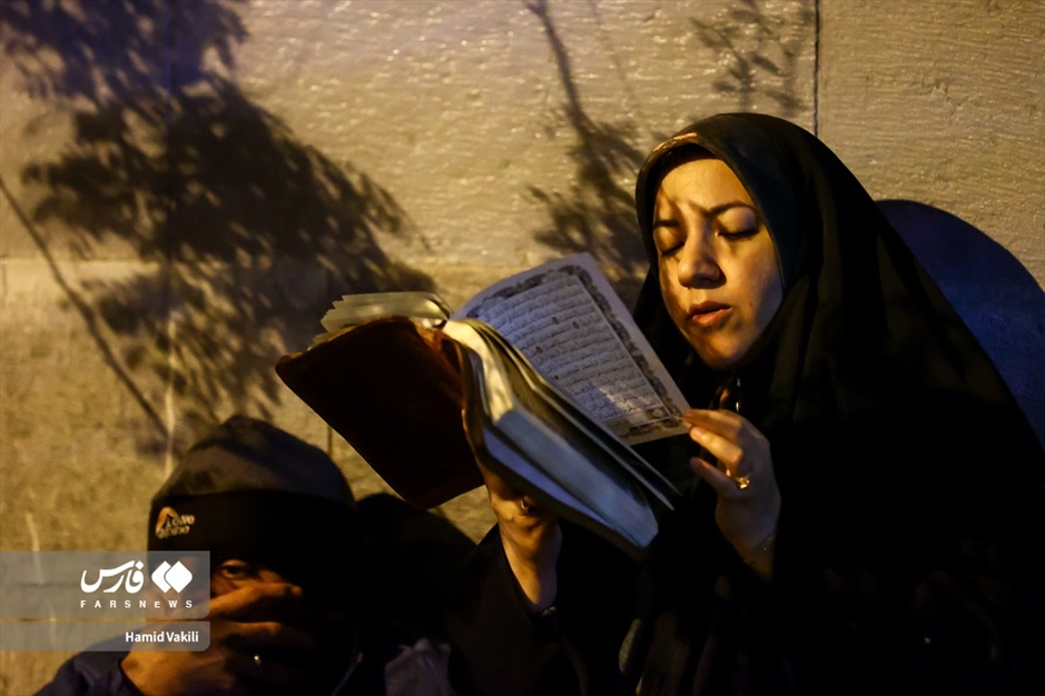 احیای شب بیست و یکم ماه رمضان در مسجد ارگ