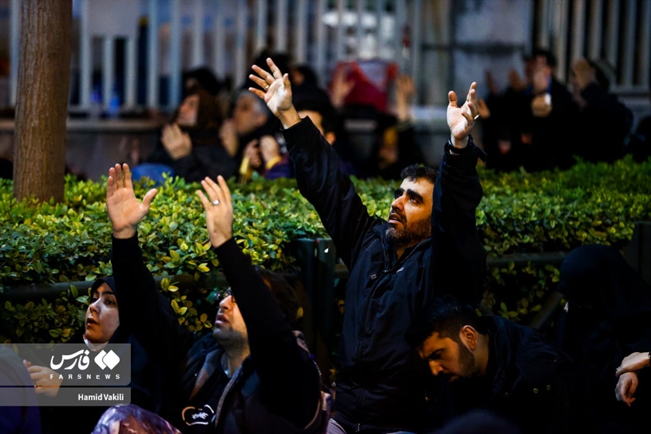 احیای شب بیست و یکم ماه رمضان در مسجد ارگ