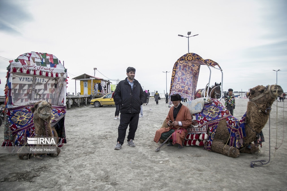 مسافران نوروز ۱۴۰۳ در بندر ترکمن
