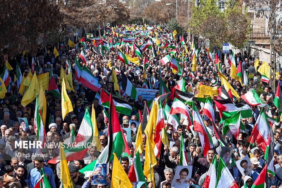 راهپیمایی روز جهانی قدس در سراسر ایران