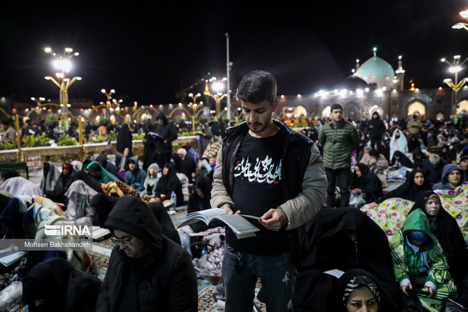 احیای شب نوزدهم رمضان- حرم امام رضا(ع)