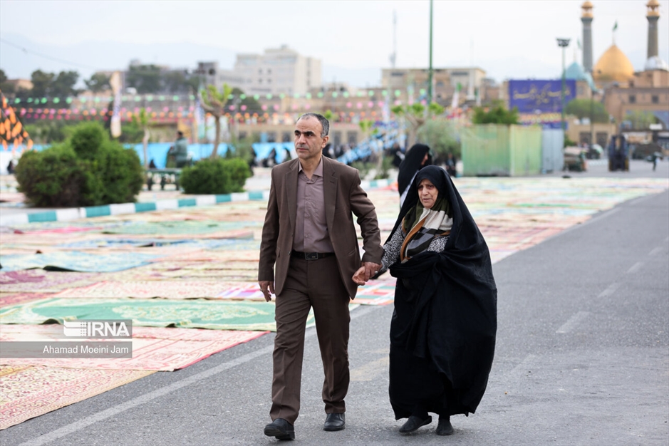 نماز عید فطر- حرم حضرت عبدالعظیم (ع)