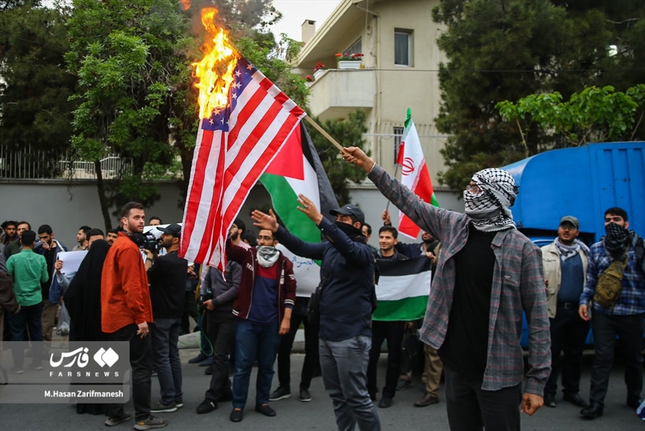 تجمع مردمی-دانشجویی اعلام انزجار از خیانت کشور اردن