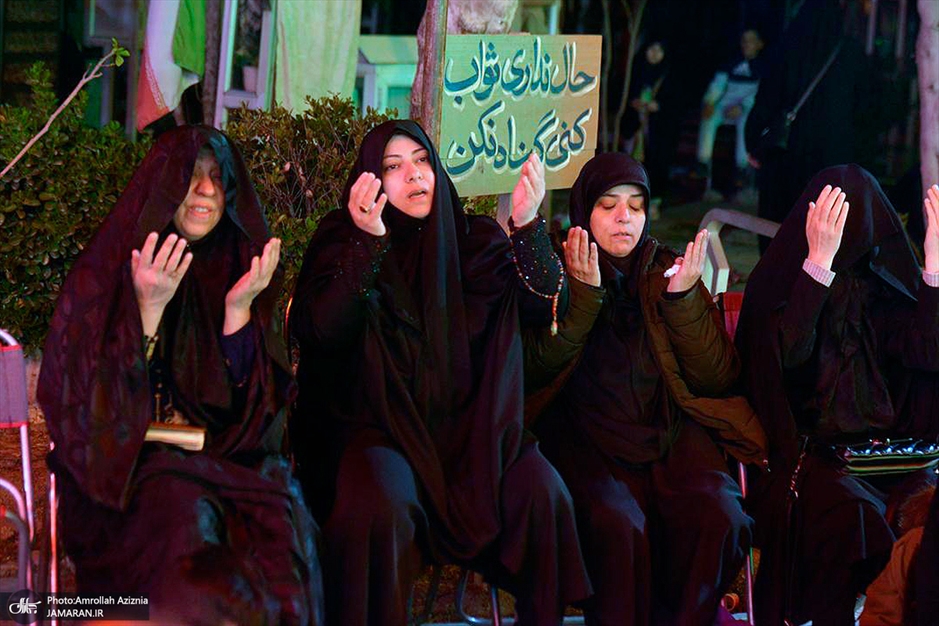 احیای شب بیست و یکم ماه مبارک رمضان در گلزار شهدای بهشت زهرا (س)