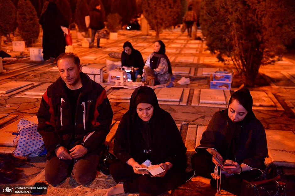 احیای شب بیست و یکم ماه مبارک رمضان در گلزار شهدای بهشت زهرا (س)