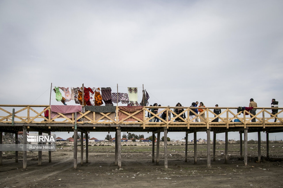 مسافران نوروز ۱۴۰۳ در بندر ترکمن