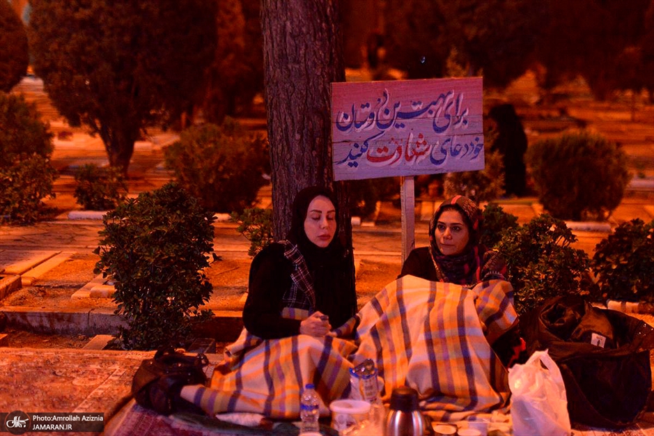 احیای شب بیست و یکم ماه مبارک رمضان در گلزار شهدای بهشت زهرا (س)