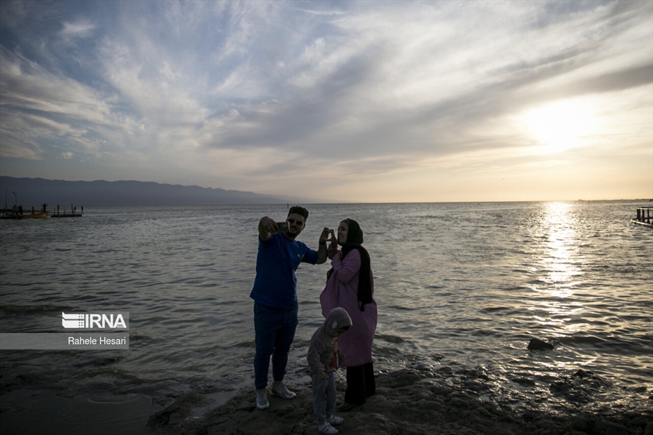 مسافران نوروز ۱۴۰۳ در بندر ترکمن