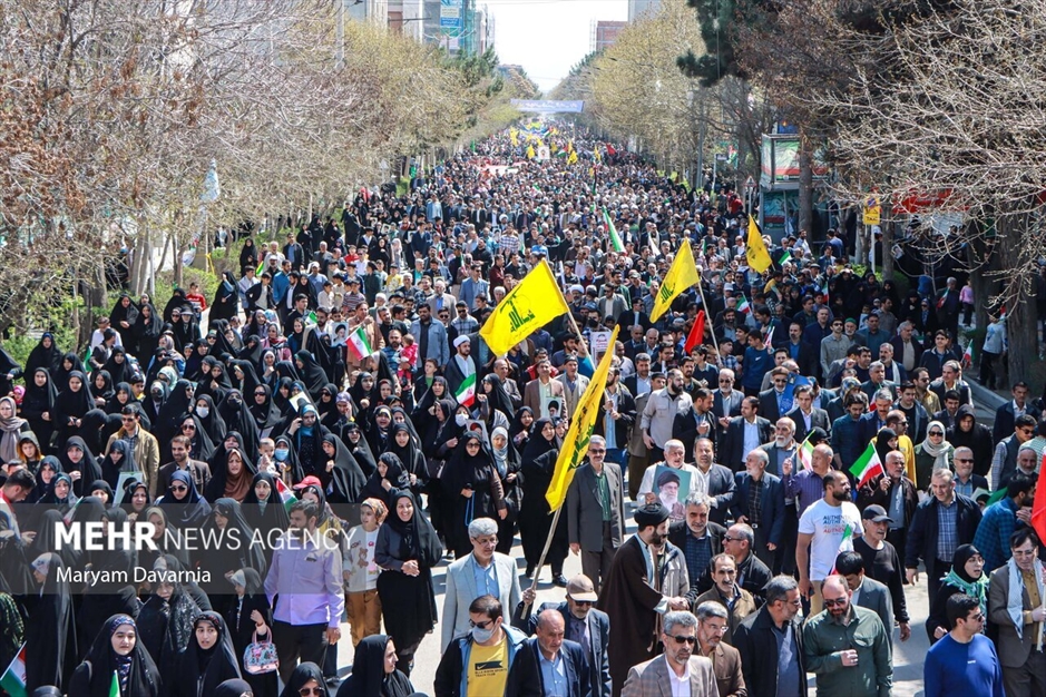 راهپیمایی روز جهانی قدس در سراسر ایران