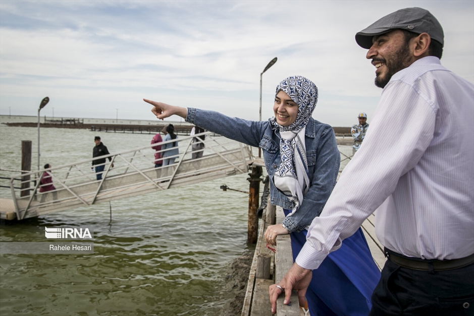 مسافران نوروز ۱۴۰۳ در بندر ترکمن