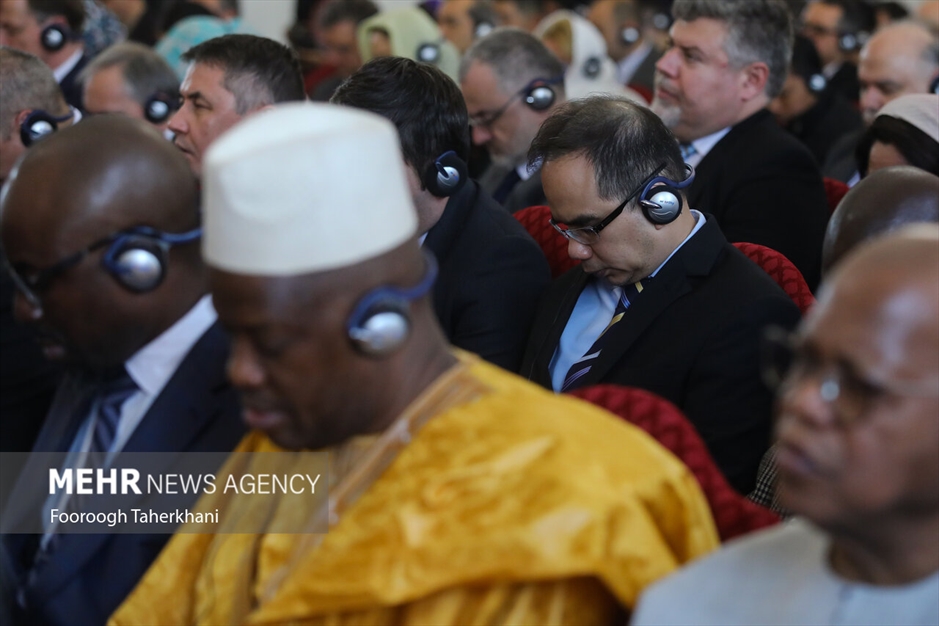 نشست وزیر امورخارجه با سفرا و روسای نمایندگی‌های خارجی مقیم تهران