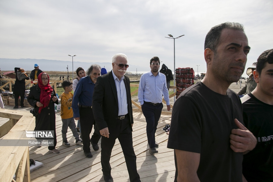 مسافران نوروز ۱۴۰۳ در بندر ترکمن