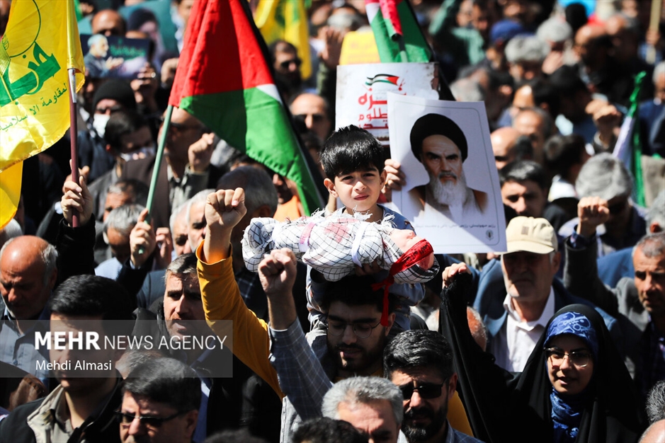 راهپیمایی روز جهانی قدس در سراسر ایران