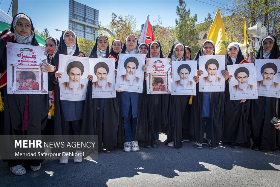 راهپیمایی روز جهانی قدس در سراسر ایران