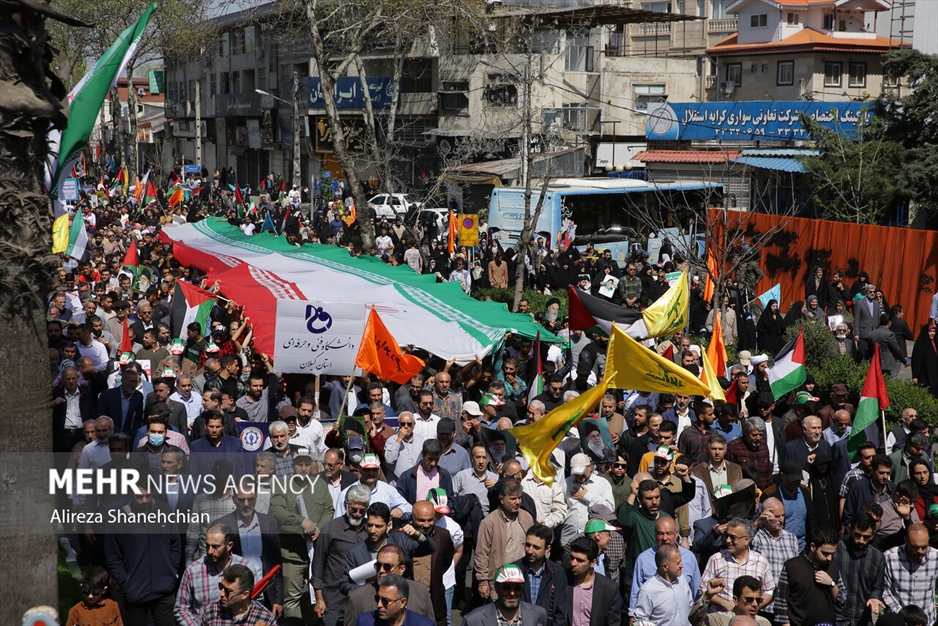 راهپیمایی روز جهانی قدس در سراسر ایران