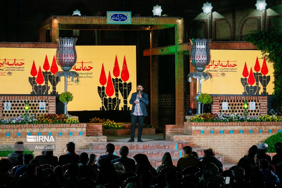 اجتماع اهالی هنر در حمایت از حمله موشکی و پهپادی به اسرائیل