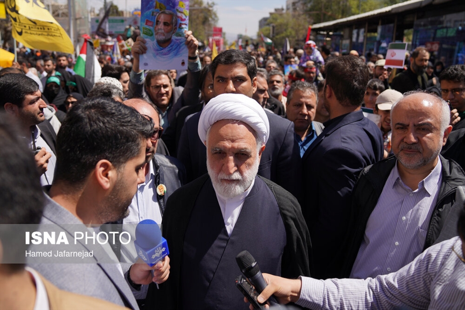 حضور شخصیت ها در راهپیمایی روز قدس