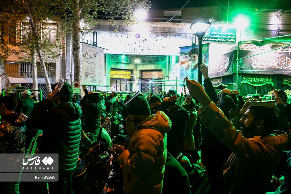 احیای شب بیست و یکم ماه رمضان در مسجد ارگ