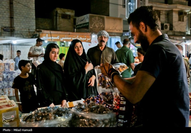 بازار شادگان در آستانه عید فطر